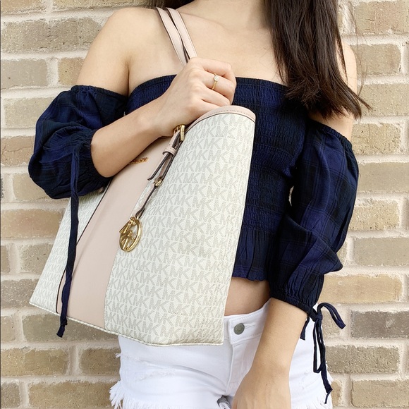 Gaby’sBags👜💕- NWT Michael Kors Tote Pink - Picture 4 of 6